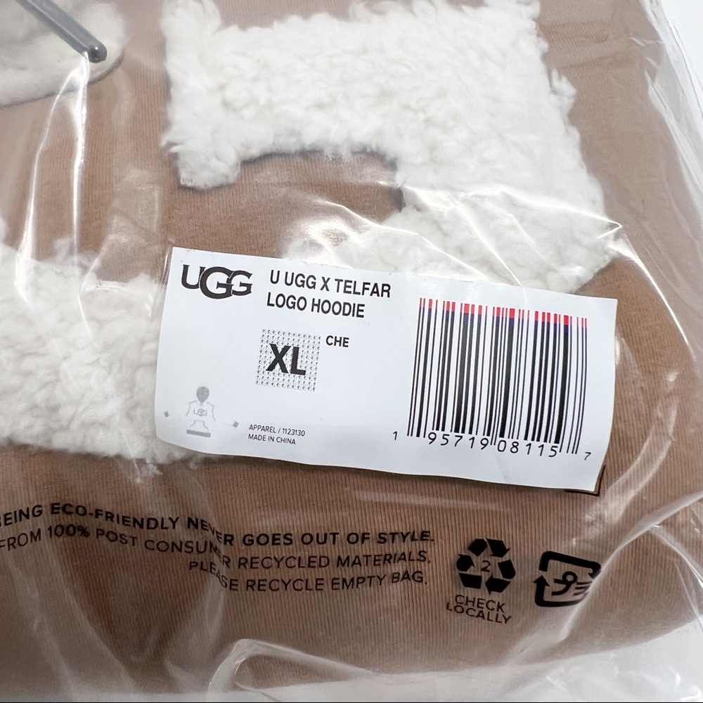 UGG x TELFAR Logo Hoodie in Chestnut NWT -IN HAND 🔥🔥😳 - Picture 14 of 16